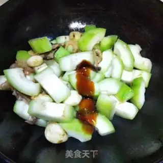 Make Shrimp mushrooms and melons step 5