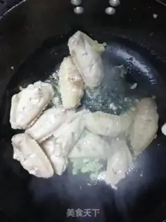 Make Cola plate chestnut wings step 6