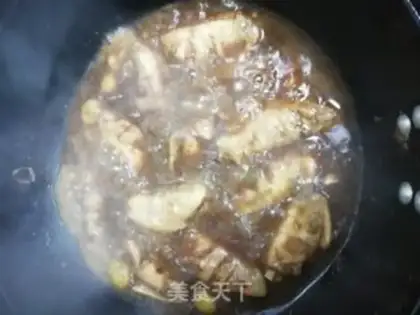 Make Cola plate chestnut wings step 9