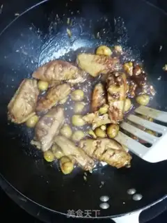 Make Cola plate chestnut wings step 10