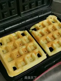 Make Coconut waffles step 6