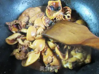 Make The squid is burning the wings step 12