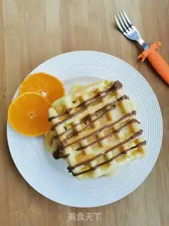 Make Coconut waffles step 7