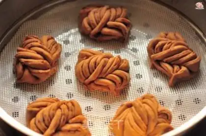 Make Red sugar date roll step 10