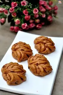Make Red sugar date roll step 12