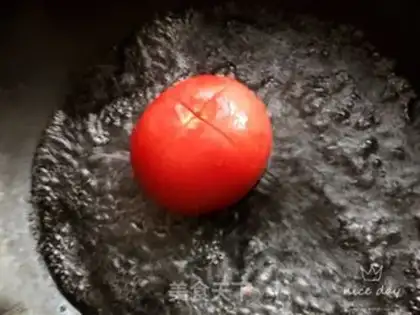 Make Tomatoes, golden mushrooms step 1