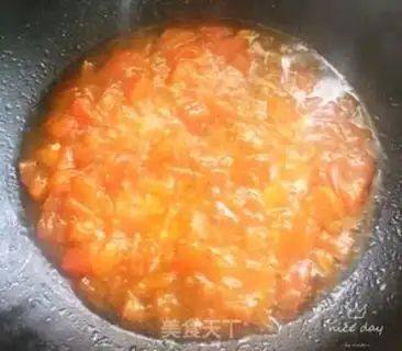 Make Tomatoes, golden mushrooms step 6