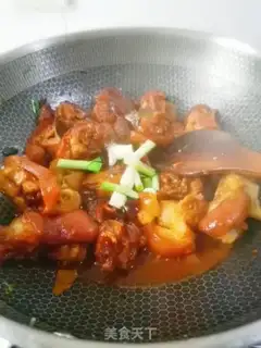 Make Red burning pig hoof step 10