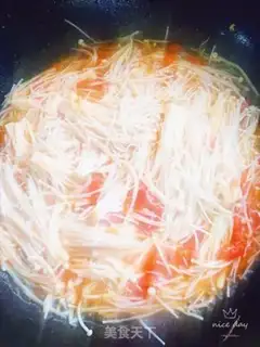 Make Tomatoes, golden mushrooms step 8