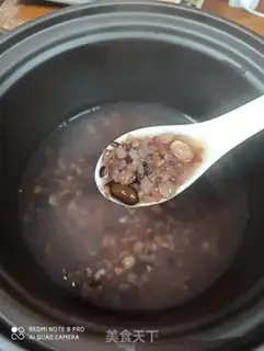 Make Black bean congee, electrocution step 3