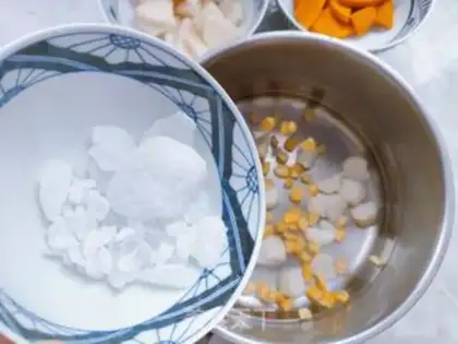 Make Pumpkin corn pear step 2