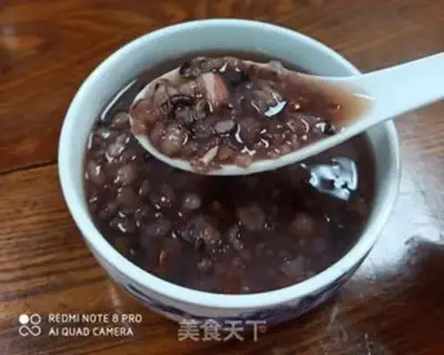 Make Black bean congee, electrocution step 4