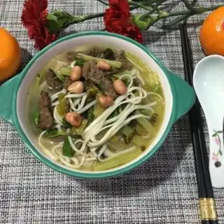 Make Sour beef noodles step 7