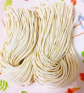 Make Egg sauce noodles step 9