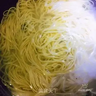Make Egg sauce noodles step 10