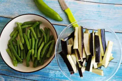 Make Soybeans for eggplant step 2