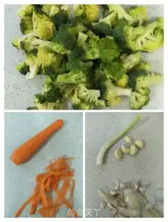 Make Tofu makes broccoli step 1