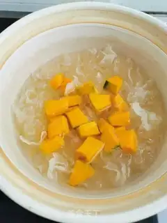 Make Silver-eared pumpkin milk step 3