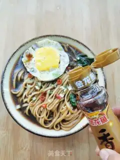 Make Fried egg acid noodles step 4