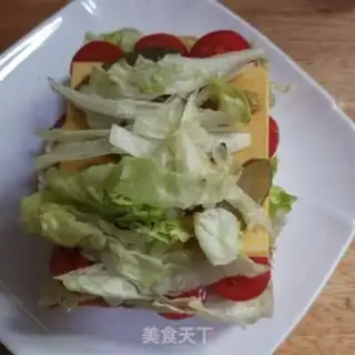 Make Sour cucumber egg sandwich step 6