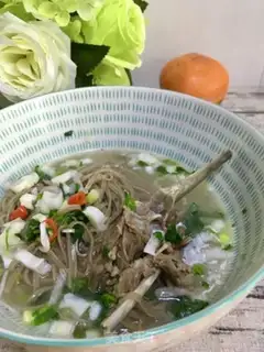 Make Sour spicy sauerkraut noodles step 13