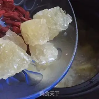 Make Silver-eared apple sugar step 5