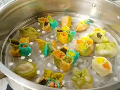 Make Four-Girl dumplings step 12