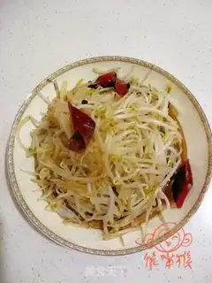 Make Sour green bean sprouts step 6