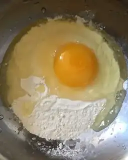 Make Egg onion waffles step 3