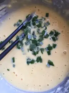 Make Egg onion waffles step 5
