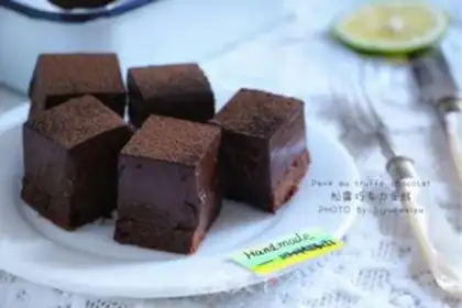 Make A truffle chocolate cake step 0