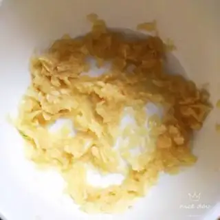 Make Chan Jelly spinach peanut rice step 3