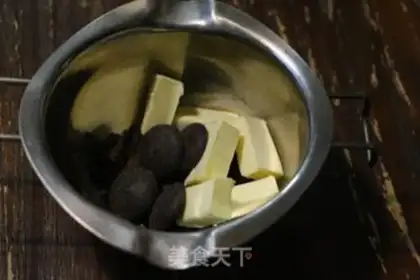 Make A truffle chocolate cake step 1