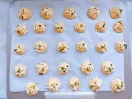 Make French cheese puff step 6
