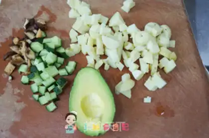 Make Cream shrimp rice step 0