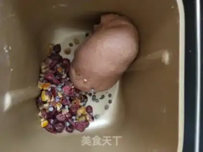Make Chocolate cranberry bread step 3