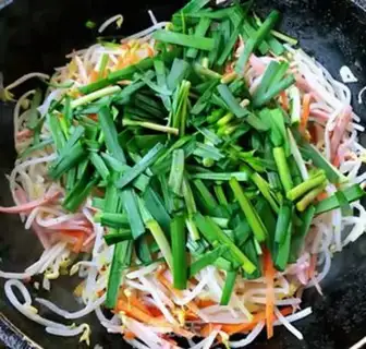 Make Cream of bean sprouts, carrot sausage step 9