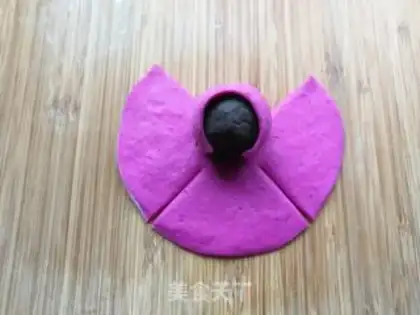 Make Flamingo roses step 8