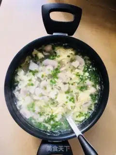 Make Skinny mushroom egg soup step 10