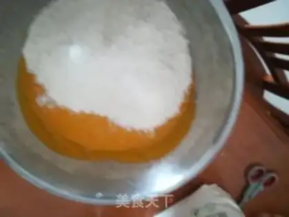 Make Milky pumpkin buns step 3