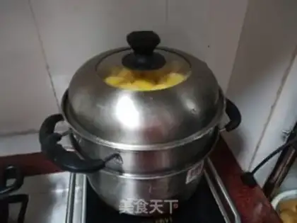 Make Milky pumpkin buns step 12