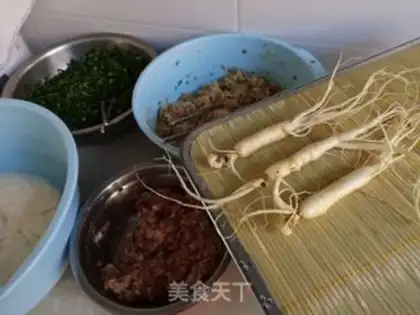 Make The dumplings step 1