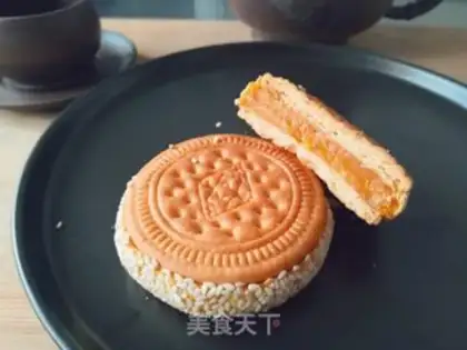 Make Pumpkin crackers step 16