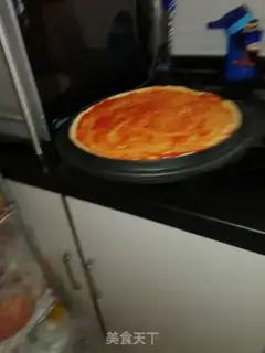 Make Twin mushroom pumpkin pizza step 3
