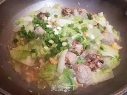 Make Chickenball, cabbage powder step 10