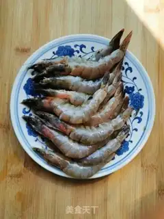 Make Red burning shrimp step 1