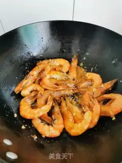 Make Red burning shrimp step 3