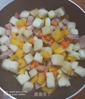 Make Cheese and ham step 3