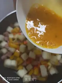 Make Cheese and ham step 4