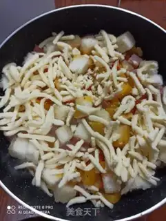 Make Cheese and ham step 5